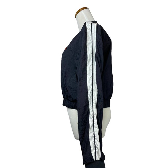 Ellesse Cropped Black Zip Up Track Jacket - Picture 3 of 9